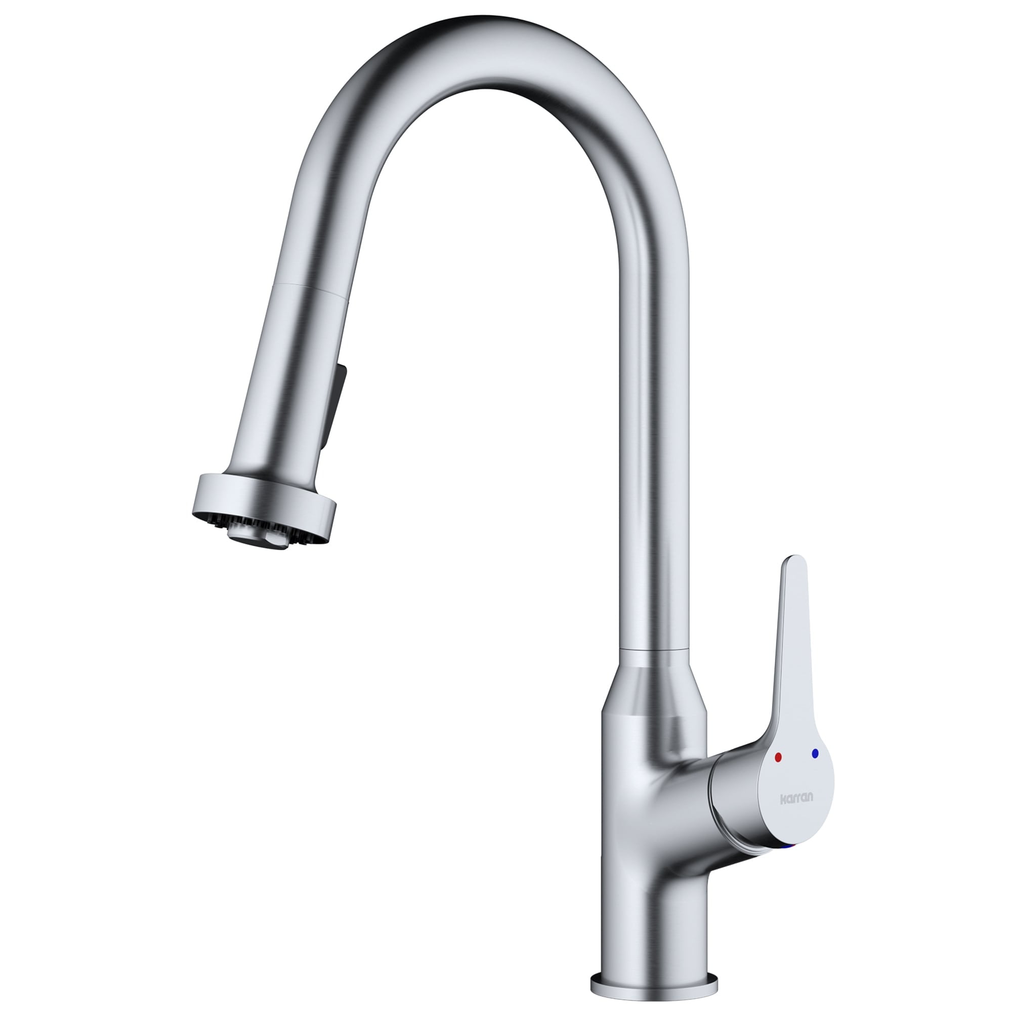 Stainless Steel Single Handle Pull-Down Kitchen Faucet