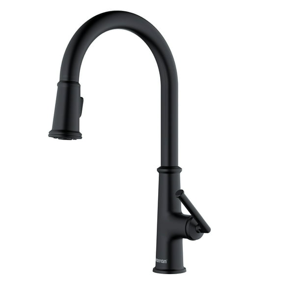 Karran Usa Kkf330 Elwood 1.8 GPM Single Hole Pull Down Kitchen Faucet - Black