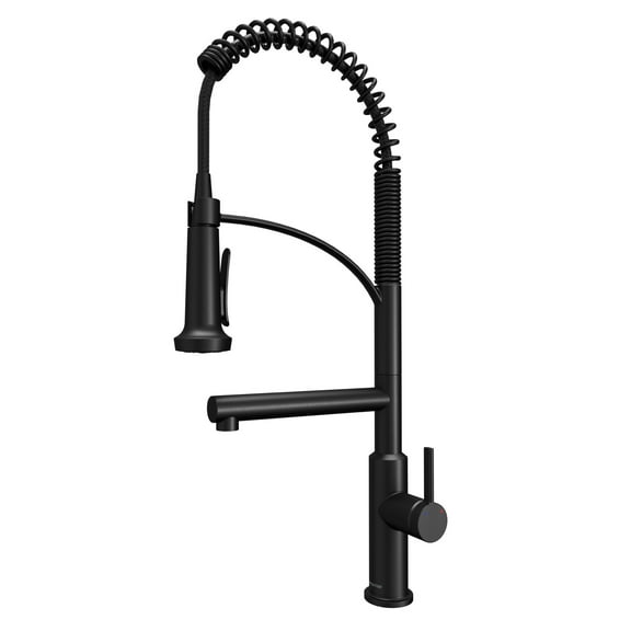Karran Usa KKF360MB Adlington 1.8 GPM Single Hole Kitchen Faucet - Black