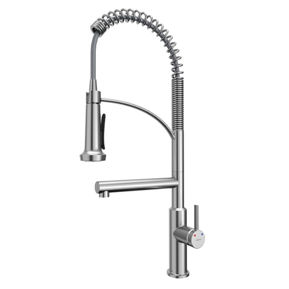 Karran Usa Kkf360 Adlington 1.8 GPM Single Hole Kitchen Faucet - Stainless Steel