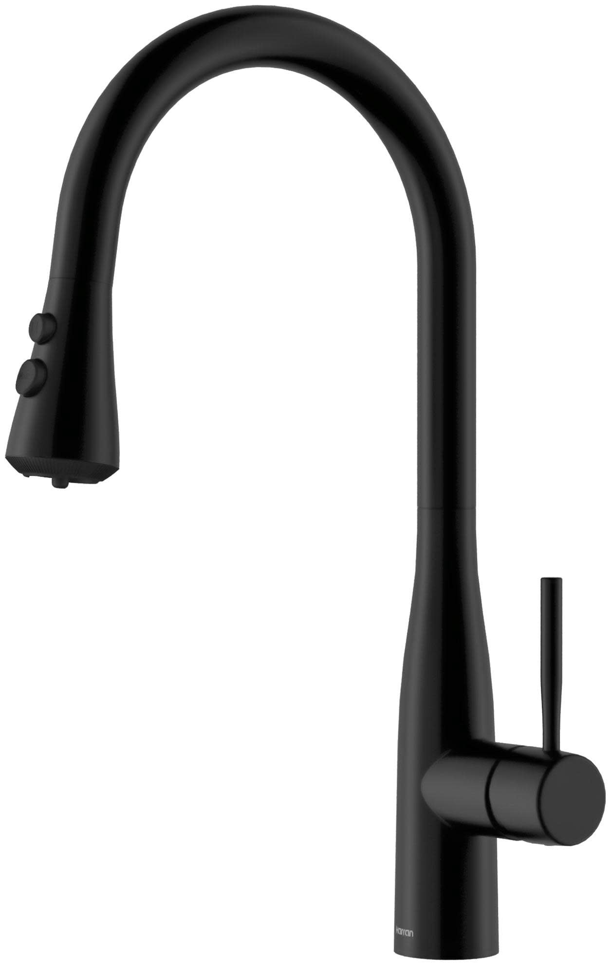Karran Usa KKF750MB Faraday 1.8 GPM Single Hole Pull Down Kitchen Faucet - Black