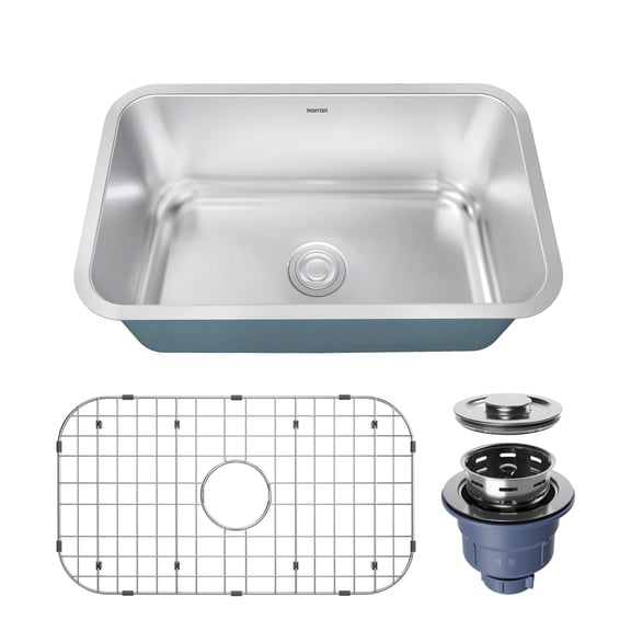 Karran Usa PRU35-PK1 Profile 29-3/4" Undermount Single Basin Stainless Steel Kitchen Sink