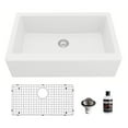 thumbnail image 1 of Karran Usa QA-740-WH-PK1 Quartz Qa 34" Farmhouse Single Basin Quartz Composite Kitchen, 1 of 5