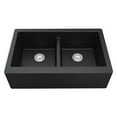 thumbnail image 1 of Karran Usa Qa-750 Farmhouse Apron Front Quartz/Granite 34" Double Bowl Kitchen Sink -, 1 of 5
