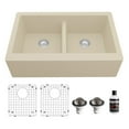 thumbnail image 1 of Karran Usa Qa-750-Pk1 Quartz Qa 34" Farmhouse Double Basin Quartz Composite Kitchen Sink -, 1 of 5