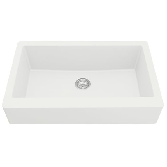 Karran Usa Qar-740 Retrofit Farmhouse/Apron-Front Quartz/Granite 34" Single Bowl Kitchen