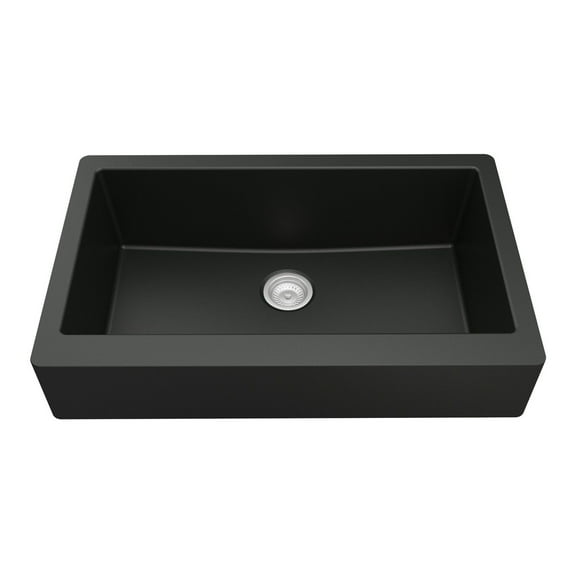 Karran Usa Qar-740 Retrofit Farmhouse/Apron-Front Quartz/Granite 34" Single Bowl Kitchen