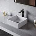 thumbnail image 1 of Karran Usa Qm174 Quattro Matte 14-1/2" Square Acrylic Vessel Bathroom Sink - White, 1 of 5