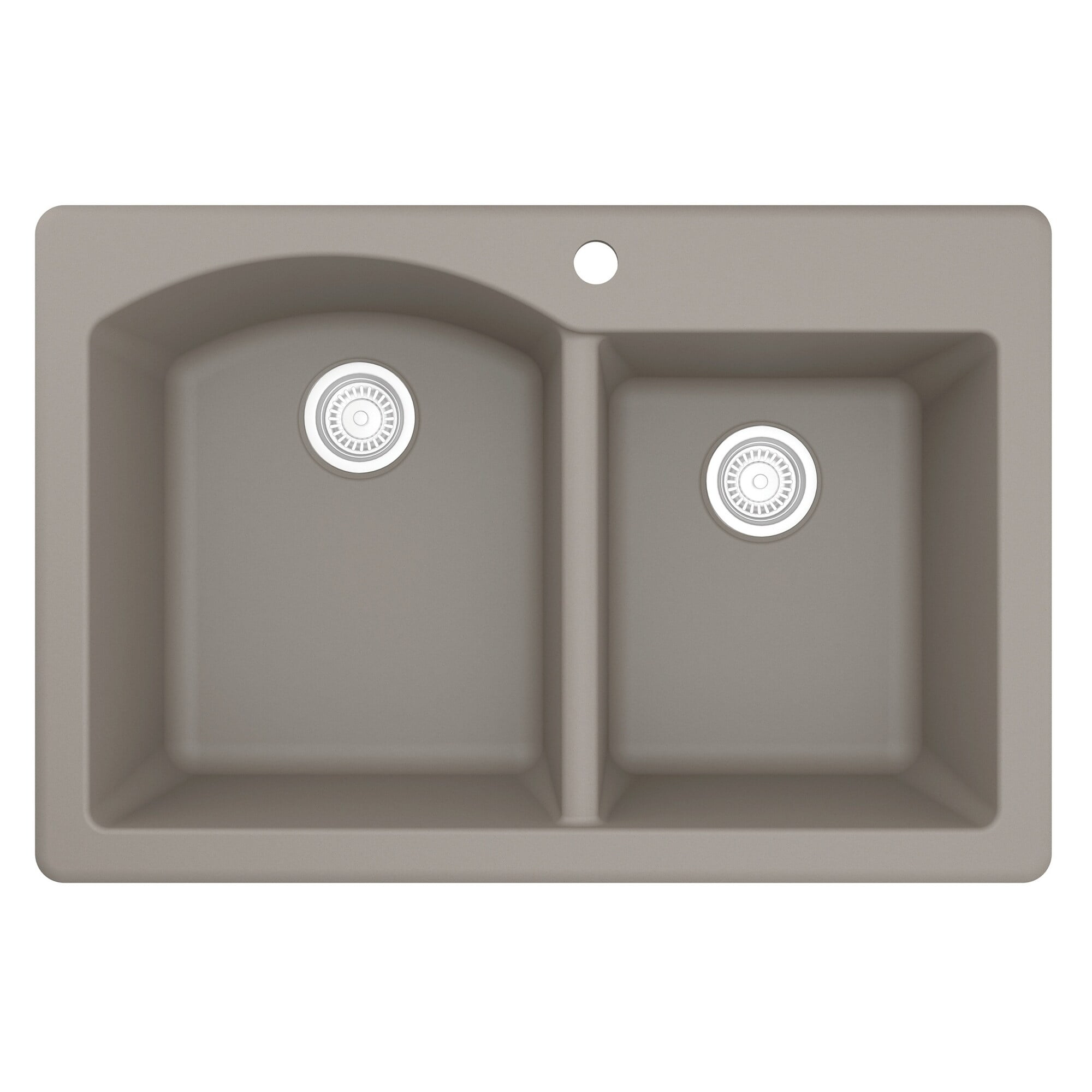 Karran Usa QT-610-CN Quartz Qt 33" Drop In Double Basin Quartz Composite Kitchen Sink -