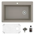 thumbnail image 1 of Karran Usa QT-670-CN-PK1 Quartz Qt 33" Drop In Single Basin Quartz Composite Kitchen Sink, 1 of 5