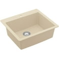 thumbnail image 1 of Karran Usa Qt-820 Top Mount 25" Single Bowl Quartz/Granite Kitchen Sink - Beige, 1 of 7