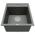 thumbnail image 1 of Karran Usa QT-825-GR Quartz Top Mount Sinks 15-3/4" Drop In Single Basin Quartz Composite, 1 of 6