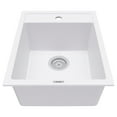 thumbnail image 1 of Karran Usa QT-825-WH Quartz Top Mount Sinks 15-3/4" Drop In Single Basin Quartz Composite, 1 of 6