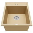 thumbnail image 1 of Karran Usa QT-825-BI Quartz Top Mount Sinks 15-3/4" Drop In Single Basin Quartz Composite, 1 of 6