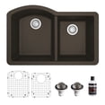 thumbnail image 1 of Karran Usa QU-610-BR-PK1 Quartz Qu 32" Undermount Double Basin Quartz Composite Kitchen, 1 of 5