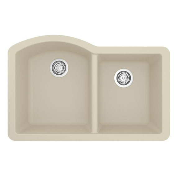 Karran Usa Qu-610 Quartz Qu 32" Undermount Double Basin Quartz Composite Kitchen Sink -