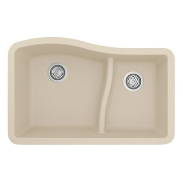 Karran Usa Qu-630 Quartz Qu 32" Undermount Double Basin Quartz Composite Kitchen Sink -