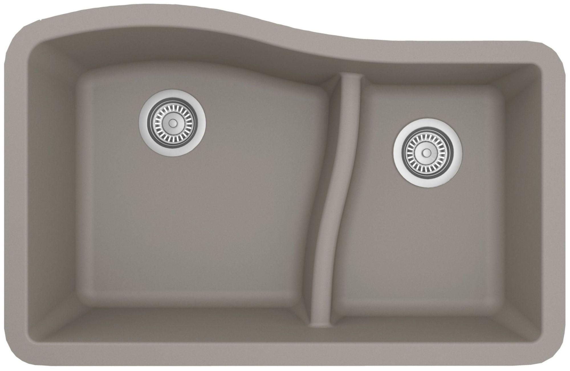 Karran Usa Qu-630 Quartz Qu 32" Undermount Double Basin Quartz ...