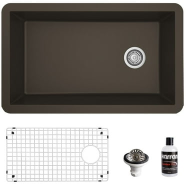 Karran Usa Qu-670-Pk1 Quartz Qu 31-3/4" Undermount Single Basin Quartz Composite Kitchen