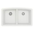 thumbnail image 1 of Karran Usa QU-711-WH Quartz Qu 32" Undermount Double Basin Quartz Composite Kitchen Sink -, 1 of 5