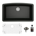 thumbnail image 1 of Karran Usa Qu-712-Pk1 Quartz Qu 32" Undermount Single Basin Quartz Composite Kitchen Sink, 1 of 5
