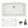thumbnail image 1 of Karran Usa QU-712-WH-PK1 Quartz Qu 32" Undermount Single Basin Quartz Composite Kitchen, 1 of 5
