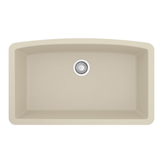 Karran Usa QU-712-BI Quartz Qu 32" Undermount Single Basin Quartz Composite Kitchen Sink -