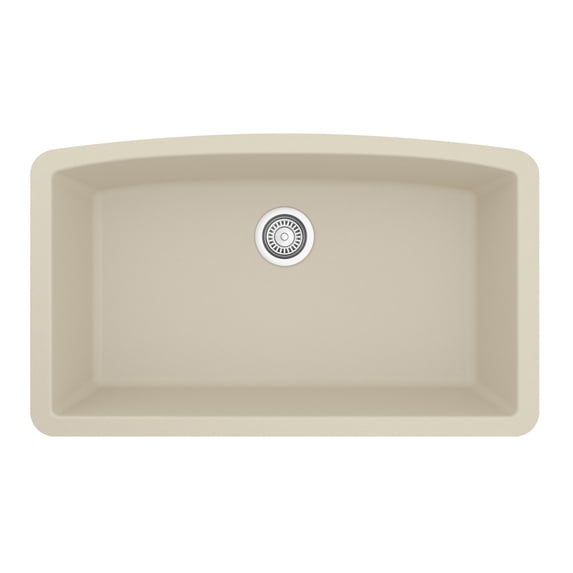 Karran Usa QU-712-BI Quartz Qu 32" Undermount Single Basin Quartz Composite Kitchen Sink -
