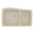 thumbnail image 1 of Karran Usa Qu-721 Quartz Qu 33-1/2" Undermount Double Basin Quartz Composite Kitchen Sink, 1 of 5
