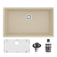 thumbnail image 1 of Karran Usa Qu-812-Pk1 Quartz Qu 32-1/4" Undermount Single Basin Quartz Composite Kitchen, 1 of 5