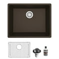 thumbnail image 1 of Karran Usa QU-820-BR-PK1 Quartz Qu 24-3/8" Undermount Single Basin Quartz Composite, 1 of 5