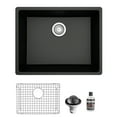 thumbnail image 1 of Karran Usa QU-820-BL-PK1 Quartz Qu 24-3/8" Undermount Single Basin Quartz Composite, 1 of 5