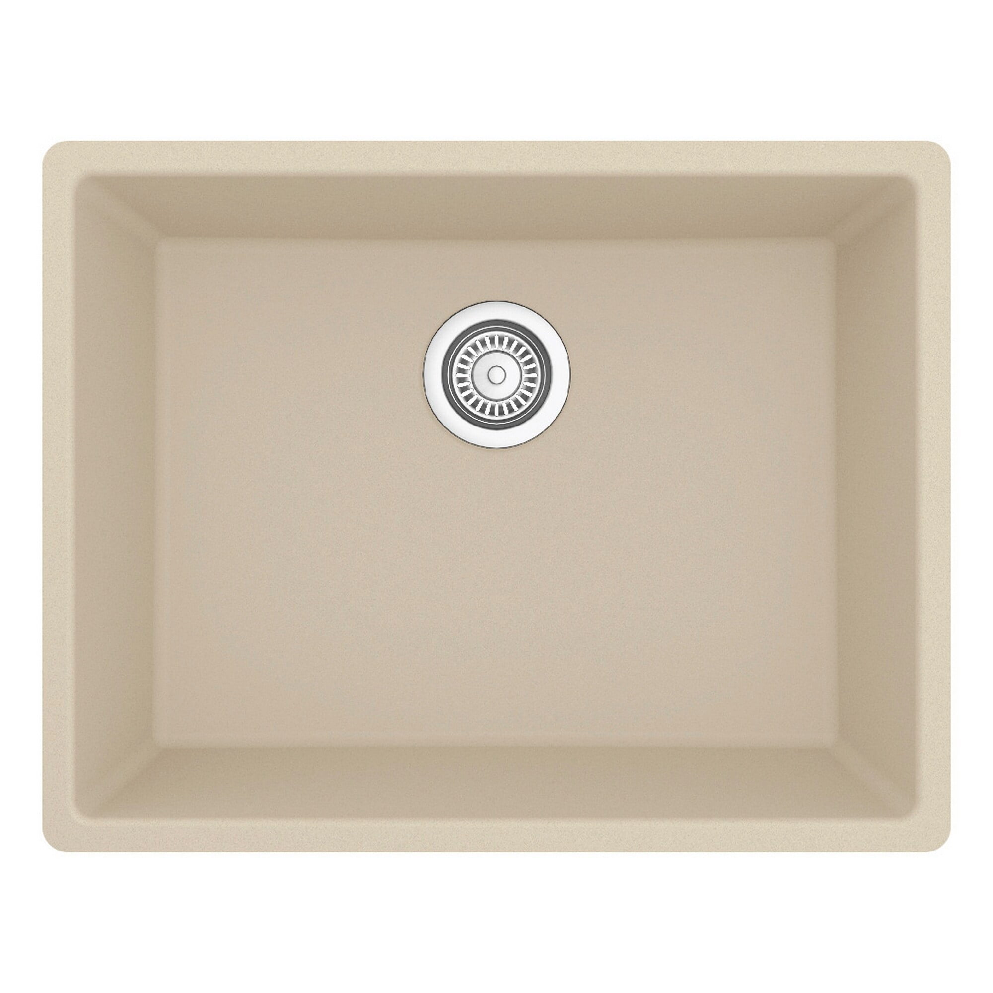 Bisque Quartz Composite Single Bowl Undermount Kitchen Sink