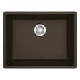thumbnail image 1 of Karran QU-820 Undermount 24.38 in Single Bowl Quartz Kitchen Sink in Brown, 1 of 5