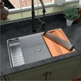 thumbnail image 1 of Karran Usa QUWS-875-WH Undermount 32-1/2" Large Single Bowl Quartz/Granite Workstation, 1 of 5
