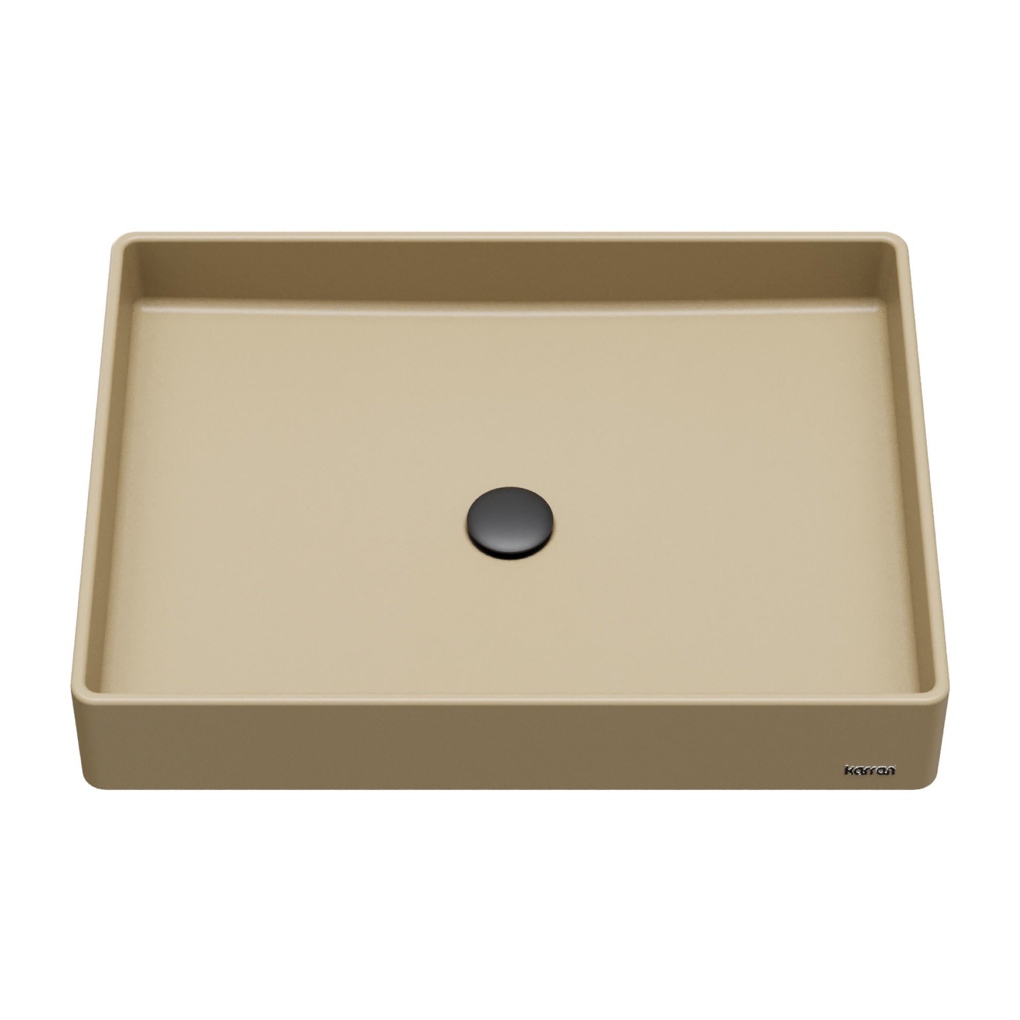 Karran Usa SQS500PG Sternhagen 23-5/8" Rectangular Quartz Composite Vessel Bathroom Sink -