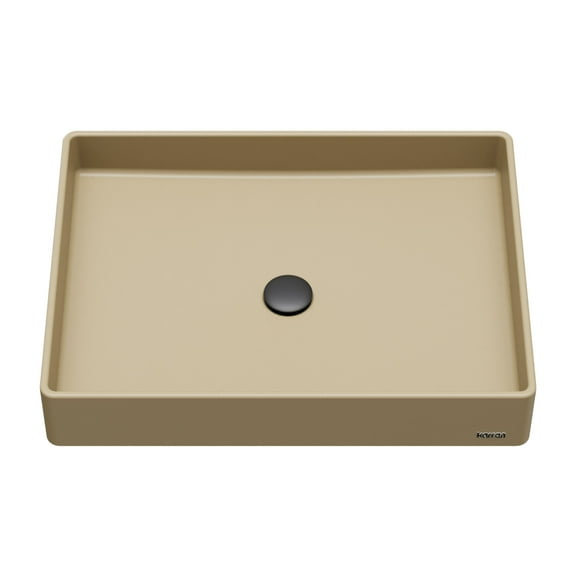 Karran Usa Sqs500 Sternhagen 23-5/8" Rectangular Quartz Composite Vessel Bathroom Sink -