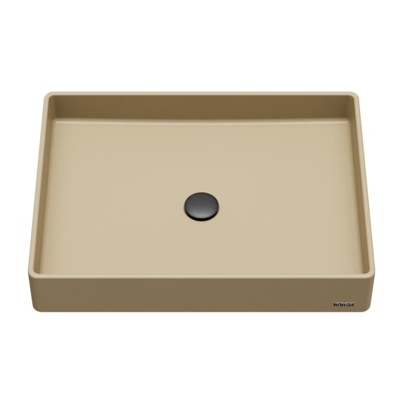 Karran Usa SQS500PG Sternhagen 23-5/8" Rectangular Quartz Composite Vessel Bathroom Sink -
