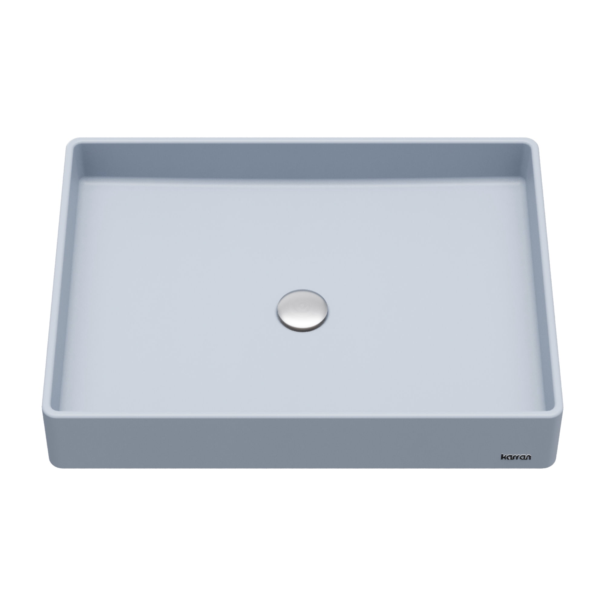 Karran Usa SQS500IB Sternhagen 23-5/8" Rectangular Quartz Composite Vessel Bathroom Sink -