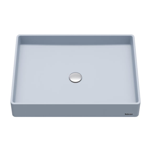 Karran Usa Sqs500 Sternhagen 23-5/8" Rectangular Quartz Composite Vessel Bathroom Sink -