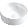 thumbnail image 1 of Karran Usa Vc-421 Valera 16" Circular Vitreous China Vessel Bathroom Sink - White, 1 of 5