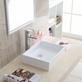 thumbnail image 1 of Karran Usa Vc-503 Valera 15-1/2" Rectangular Vitreous China Vessel Bathroom Sink - White, 1 of 5