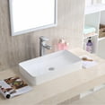 thumbnail image 1 of Karran Usa Vc-506 Valera 24-1/4" Rectangular Vitreous China Vessel Bathroom Sink - White, 1 of 5