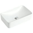 thumbnail image 1 of Karran Usa Vc-507 Valera 19" Rectangular Vitreous China Vessel Bathroom Sink - White, 1 of 5