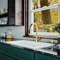 thumbnail image 1 of Karran  Weybridge Single-Handle Pull-Down Sprayer Kitchen Faucet Brushed Gold Brushed, 1 of 5