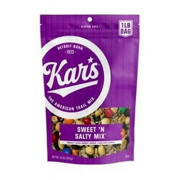 Kars 16 oz Sweet & Salty Trail Bagged Mix - Pack of 6