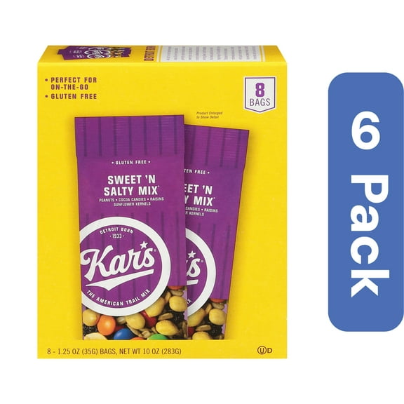 Kars Mix Sweet and Salty 8 ct 10 oz (Pack of 6)