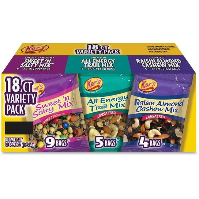 Kars  Variety Nut & Fruit Snack Mix, Assorted