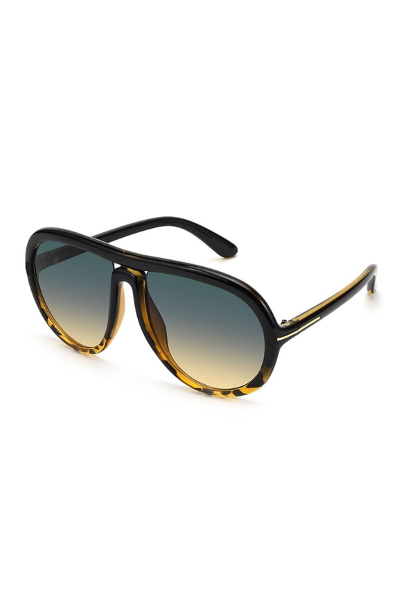 Oversized Vintage Aviator Sunglasses for Men Women Retro 70s Style UV Protection Sun Glasses K7132
