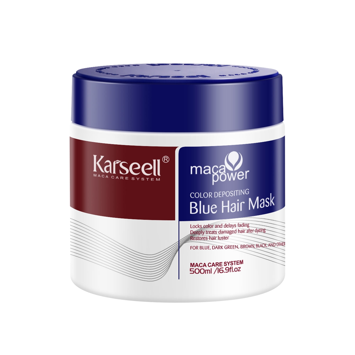 イルメール　ブルーヘア Karseell Blue Hair Color Depositing Mask, Deep Conditioner